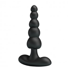 Pretty Love - Corban Vibrating Anal Bead Massager (Chargeable - Black)